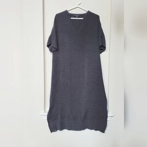 Barefoot Dreams CozyChic Ultra Lite Knit Caftan Gray Lagenlook Soft One Size